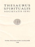 Thesaurus Spiritualis Societatis Iesu