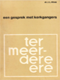 Image of Ter Meerdere Ere: Een Gesprek Met Kerkgangers