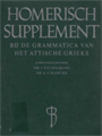 Image of Homerisch Supplement Bij De Grammatica Van Het Attische Grieks: Handleiding Bij De Schoollectuur