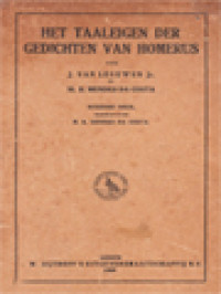 Image of Het Taaleigen Der Gedichten Van Homerus