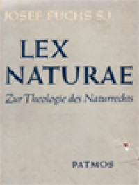 Lex Naturae: Zur Theologie Des Naturrechts