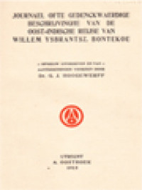 Image of Journael Ofte Gedenckwaerdige Beschrijvinghe Van De Oost-Indische Reijse Van Willem Ysbrantsz. Bontekoe