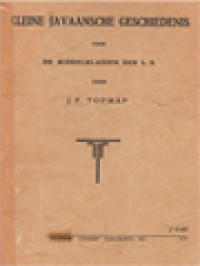 Image of Kleine Javaansche Geschiedenis Voor De Middelklassen Der L.S.