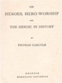 Image of On Heroes, Hero-Worship And The Heroic In History