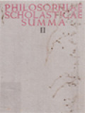 Philosophiae Scholasticae Summa II: Cosmologia, Psychologia