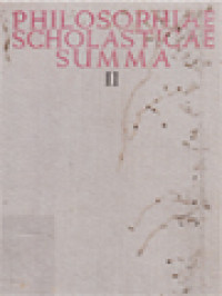 Philosophiae Scholasticae Summa II: Cosmologia, Psychologia