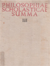 Image of Philosophiae Scholasticae Summa III: Theodicea, Ethica