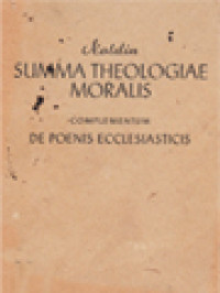 Summa Theologiae Moralis: Complementum De Poenis Ecclesiasticis