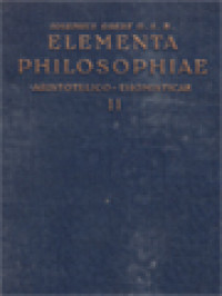 Elementa Philosophiae Aristotelico-Thomisticae, Volumen II: Metaphysica, Ethica