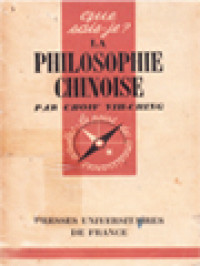 La Philosophie Chinoise