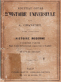 Image of Nouveau Cours D'Histoire Universelle Tome Sixième: Histoire Moderne, Deuxième Partie - Depuis Le Traité De Westphalie Jusqu'à La Révolution De 1789