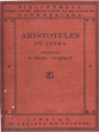 Aristotelis De Anima Libri