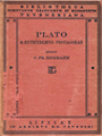 Image of Platonis Euthydemus Protagoras