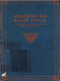 Image of Gedachten van Blaise Pascal