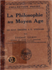 Image of La Philosophie Au Moyen Age De Scot Érigène A G. D'Occam