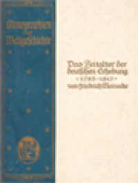 Das Zeitalter Der Deutschen Erhebung ‹1795-1815›