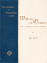 Image of Wilhelm von Oranien Und Die Entstehung Der Freien Niederlande