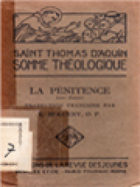 La Pénitence, I: 3a, Questions 84-90