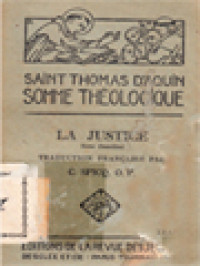 La Justice II: (2a-2ae, Questions 63-66): Les péchés d'Injustice (1)