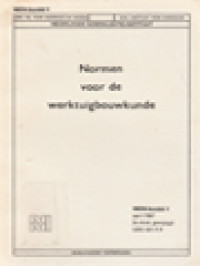 Image of Normen Voor De Werktuigbouwkunde