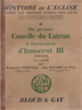 Histoire De L'église 9/2: Du Premier Concile Du Latran à L'avènement D'Innocent III (1123-1198)