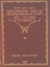 Image of Geschiedenis Van De Nederlandsche Stam II (1609-1688)