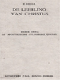 De Leerling Van Christus III: De Apostolische Geloofsbelijdebis