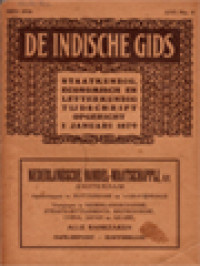 Image of De Indische Gids No.5-1934: Staatkundig, Economisch En Letterkundig Tijdschrift Opgericht 1 Januari 1879