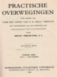 Practische Overwegingen Voor Alle Dagen Van Het Jaar Over Het Leven Van O.-H. Jezus Christus II: Juli-December