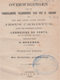 Image of Overwegingen Van De Voornaamste Waarheden Van Ons H. Geloof En Van Het Leven Onzes Heeren Jesus Christus IV