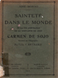 Sainteté Dans Le Monde: Carmen De Sojo De Anguera