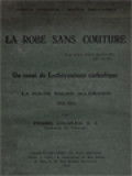 La Robe Sans Couture: Un Essai De Lutheranisme Catholique La Houte Église Allemande 1918-1923