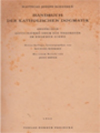 Image of Handbuch Der Katholischen Dogmatik: Gotteslehre Oder Die Theologie Im Engeren Sinne