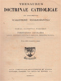 Thesaurus Doctrinae Catholicae Ex Documentis Magisterii Ecclesiastici