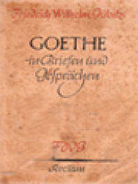 Goethe In Briefen Und Gesprächen