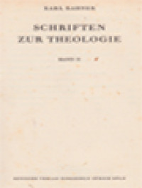 Schriften Zur Theologie II