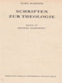 Schriften Zur Theologie IV: Neuere Schriften