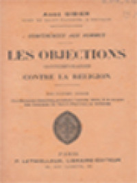 Les Objections Contemporaines Contre L'église II