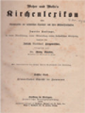 Wetzer Und Welte's Kirchenlexikon Oder Encyklopädie Der Katholischen Theologie Und Ihrer Hülfswissenschaften VI: Himmelfahrt Christi Bis Juvencus