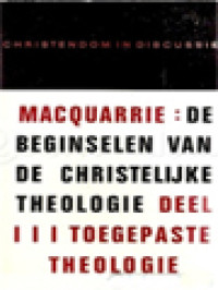 Image of De Beginselen Van De Christelijke Theologie III: Toegepaste Theologie