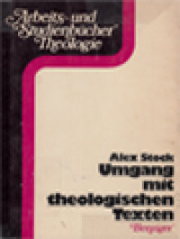 Image of Umgang Mit Theologischen Texten: Methoden Analysen Vorschläge