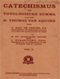 Catechismus Der Theologische Summa Van Den H. Thomas Van Aquino II