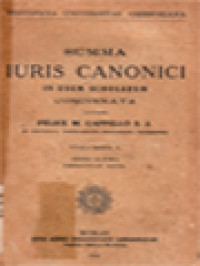 Summa Iuris Canonici I: In Usum Scholarum Concinnata