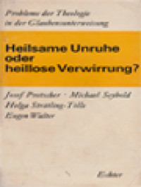 Heilsame Unruhe Oder Heillose Verwirrung? Probleme Der Theologie In Der Glaubenssunterweisung