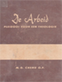 De Arbeid Pleidooi Voor Een Theologie