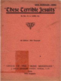 Image of These Terrible Jesuits