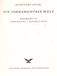 Die Sakramentale Welt