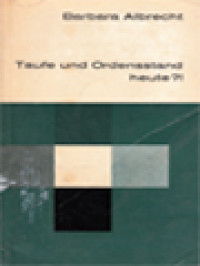 Image of Taufe Und Ordensstand Heute ?!