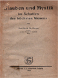 Image of Glauben Und Mystik Im Schatten Des Höchsten Wesens