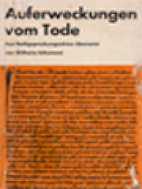 Image of Auferweckungen Vom Tode: Aus Heiligsprechung Akten übersetzt